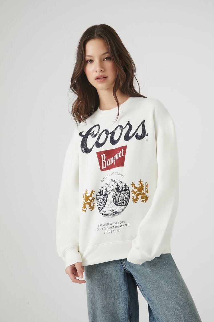 Coors Graphic Fleece Pullover | Forever 21