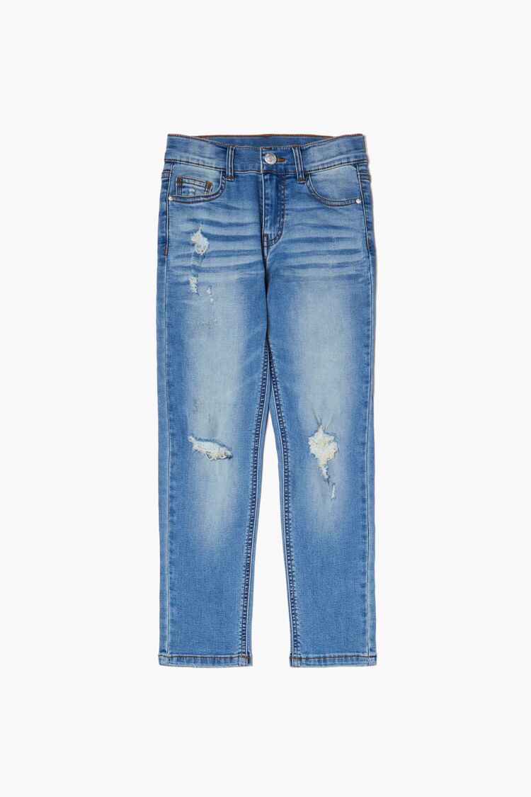 Kids Distressed Slim-Fit Jeans (Girls + Boys) in Medium Denim,  5/6 (Girls on sale 2022