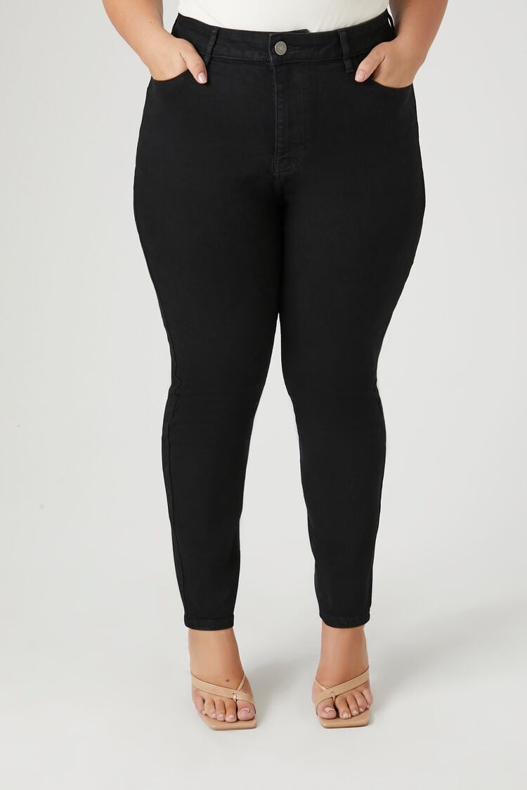 Plus Size Skinny High-Rise Jeans
