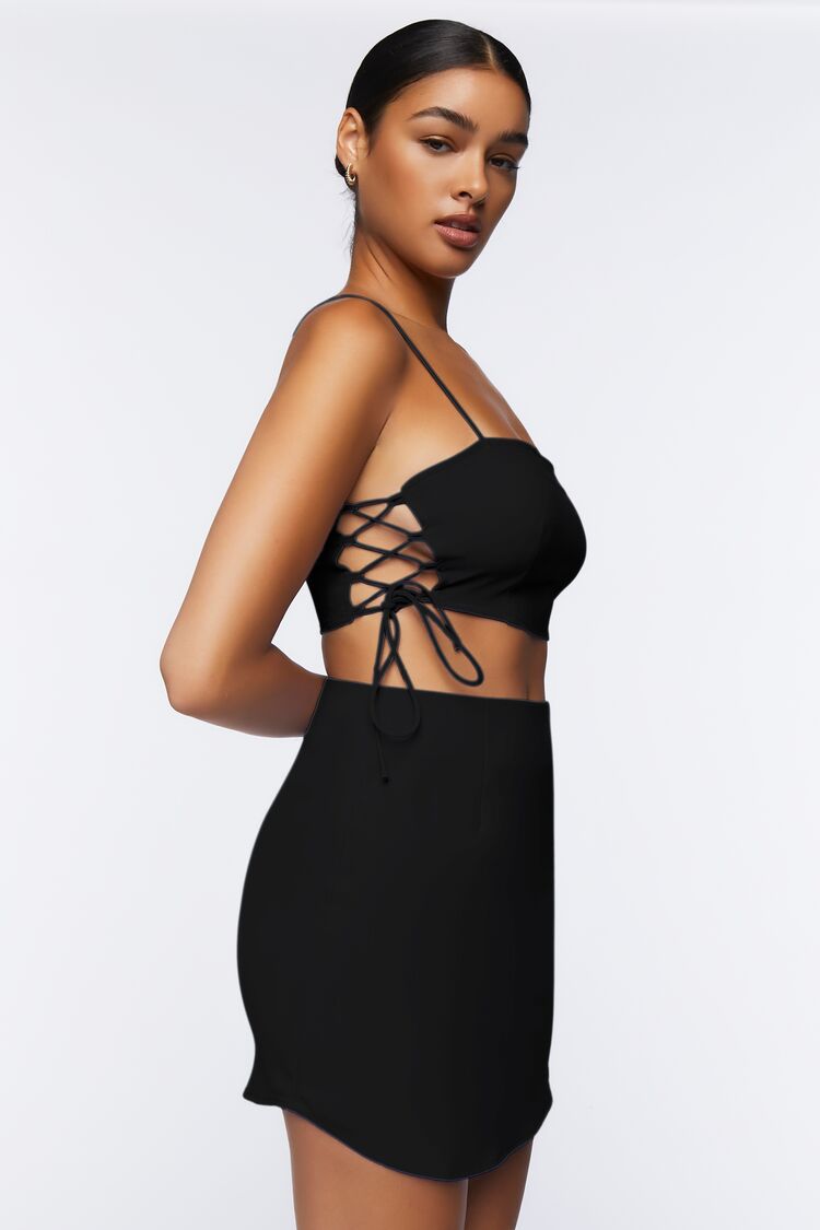 Women’s Blazer Cami & Mini Skirt Set in Black Large black on sale 2022 2