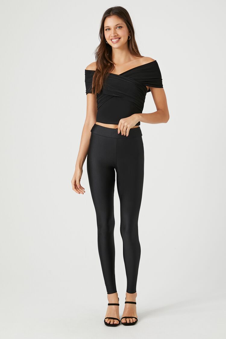 Hollywood Star Fashion High Waisted Black Dress Pants Jeggings Leggings  with Elastic Design on The Sides (Medium, Black) : : Clothing,  Shoes & Accessories