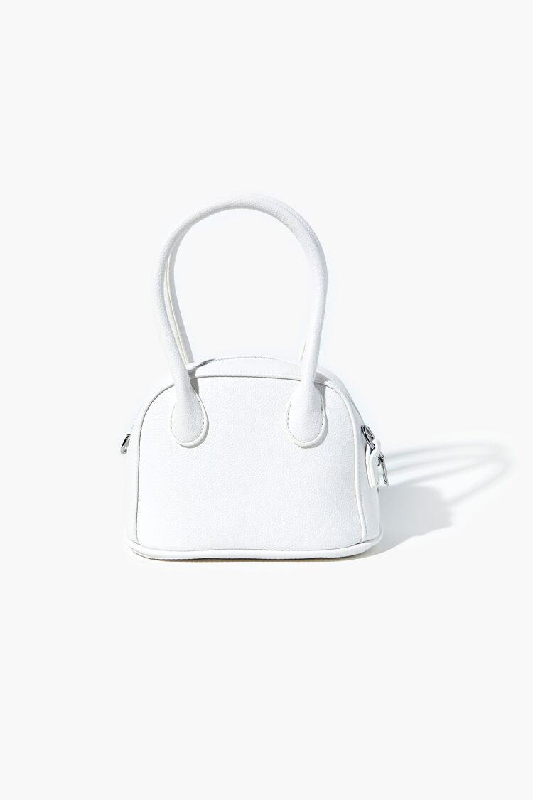 Women’s Faux Leather Satchel in White Accessories on sale 2022