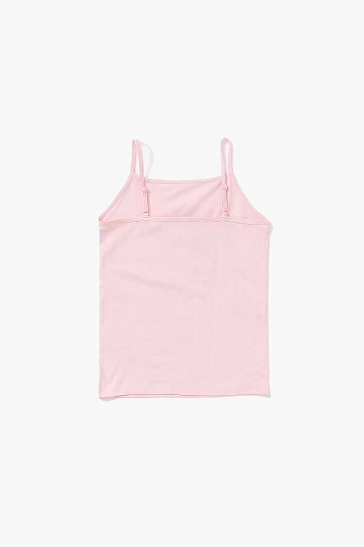 Girls High-Neck Cami (Kids) in Pink,  11/12 (Girls on sale 2022 4