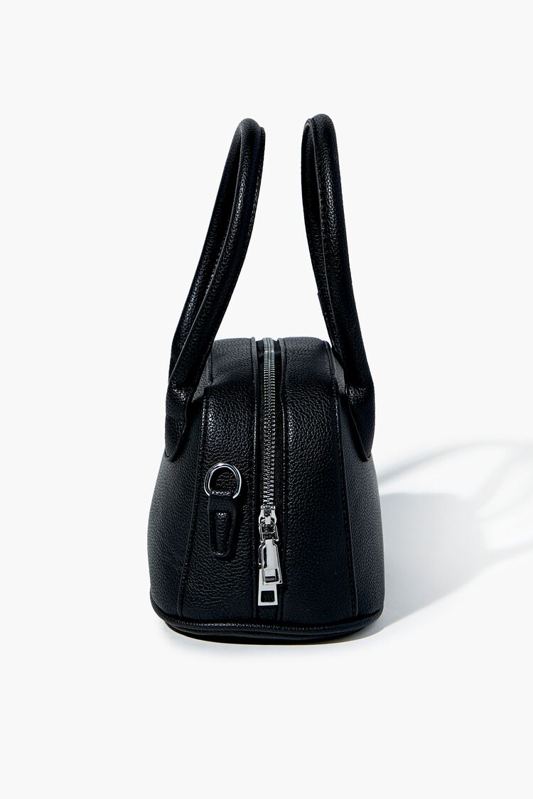 Women’s Faux Leather Satchel in Black Accessories on sale 2022 2