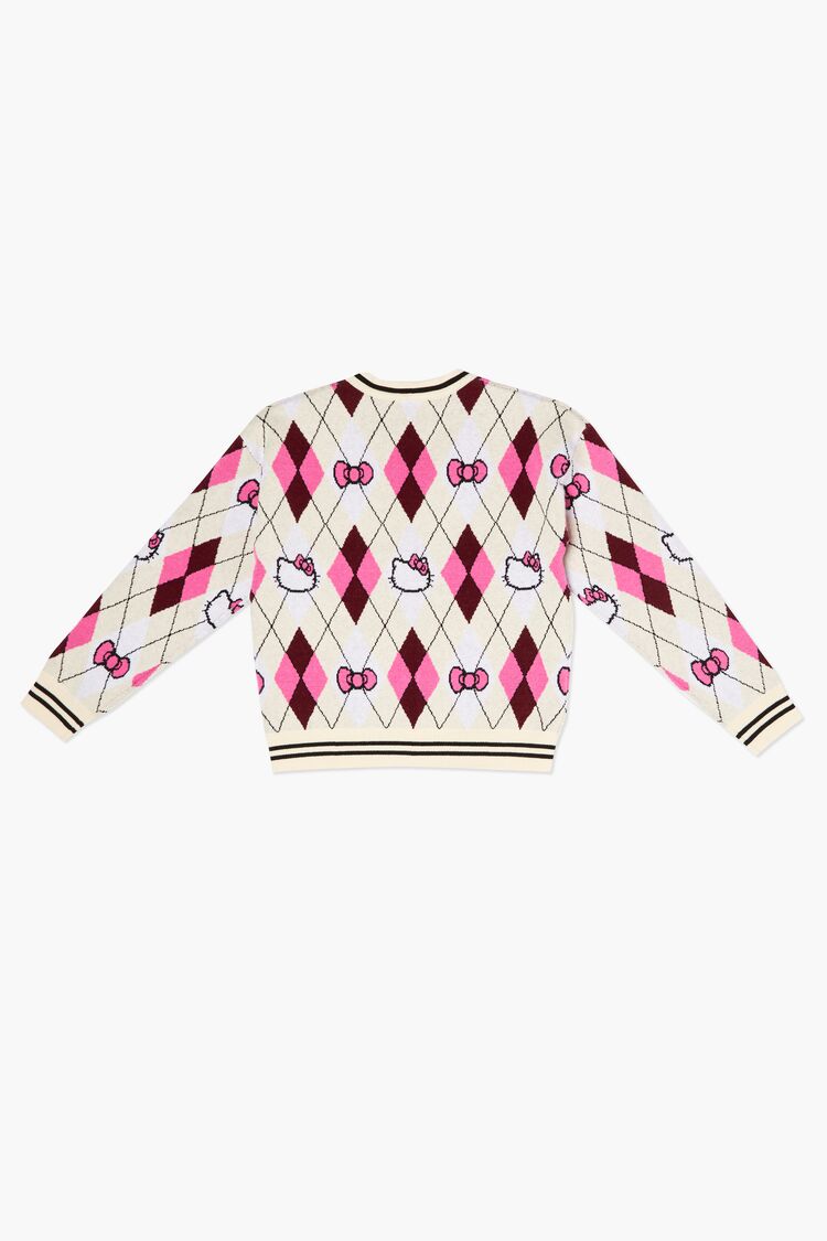 Girls Hello Kitty & Friends Cardigan Sweater (Kids) in Cream,  9/10 (Girls on sale 2022 2