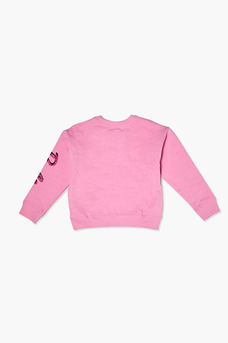 Girls Barbie Graphic Pullover (Kids) in Pink,  11/12 (Girls on sale 2022 2