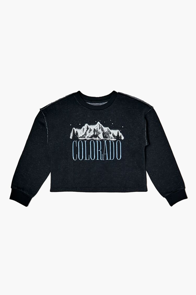 Girls Colorado Pullover (Kids) in Black,  9/10 (Girls on sale 2022
