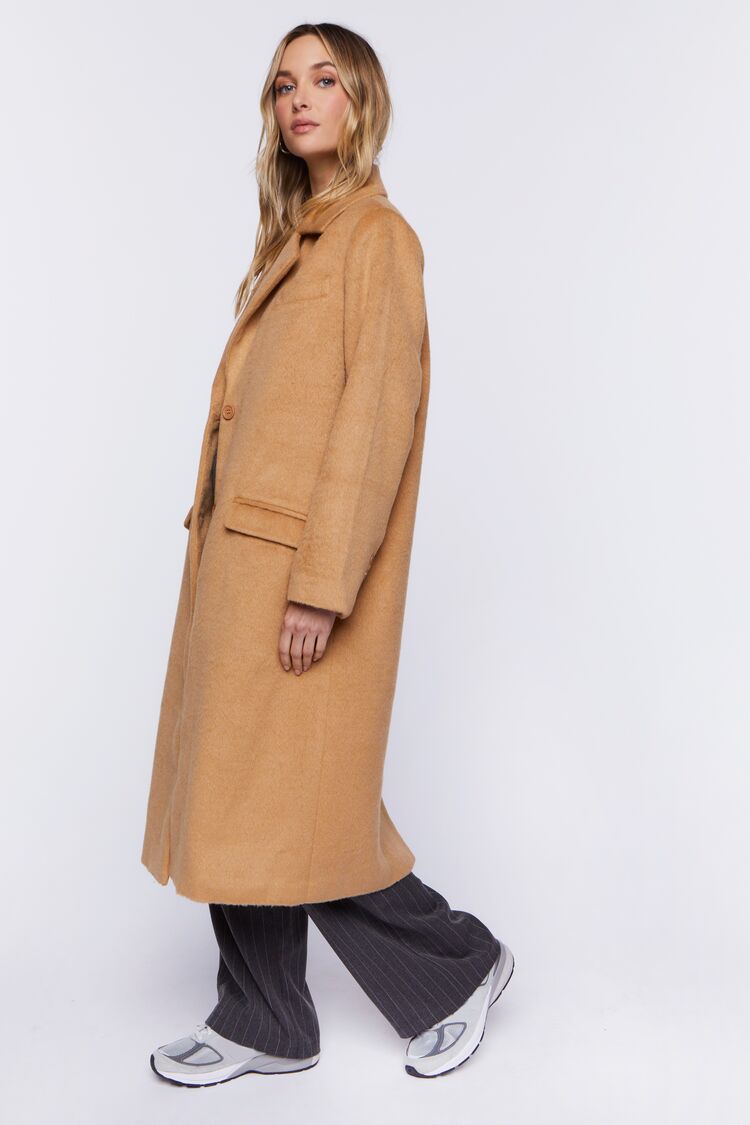 Women’s Longline Trench Coat in Tan Large coat on sale 2022 2
