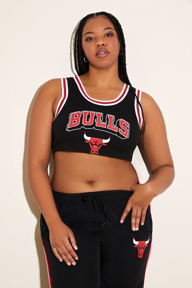 Plus Size Chicago Bulls Crop Top