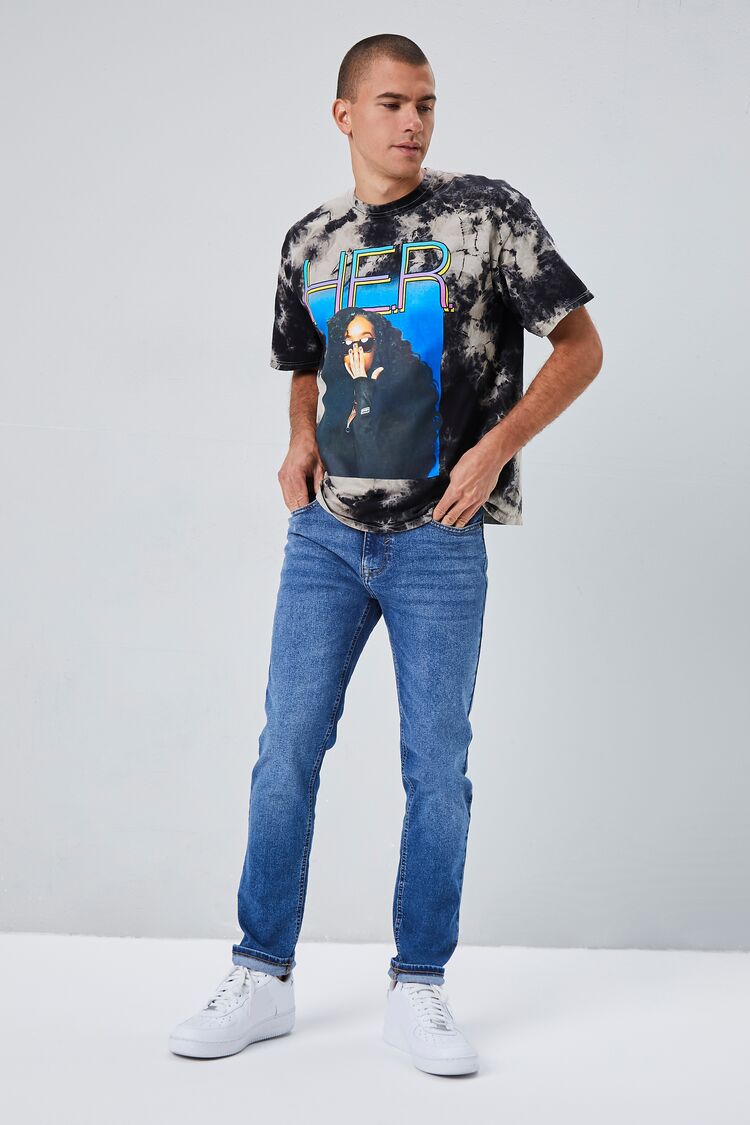 Men Basic Slim-Fit Jeans in Dark Denim,  32 21MEN on sale 2022