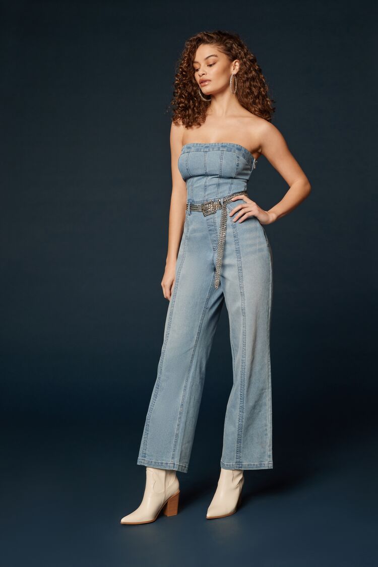 Forever 21 Strapless Jogger Jumpsuit | Classy jumpsuit, Fashion, Jumpsuit